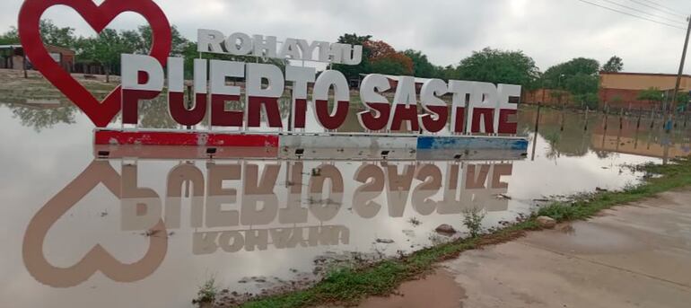 La zona de Puerto Sastre es donde se registraron las mayores precipitaciones durante la tarde y noche del jueves.