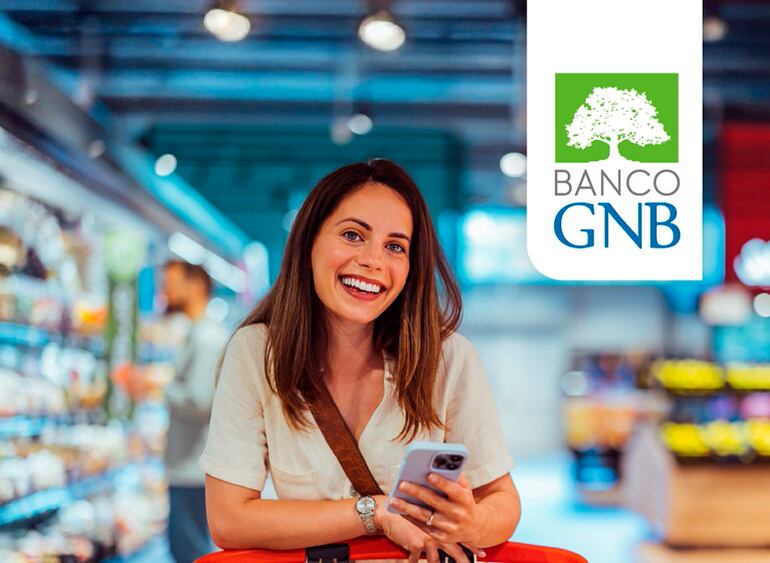 El Banco GNB brinda hasta un 30% de reintegro en compras de Superseis o Delimarket en locales y días seleccionados.