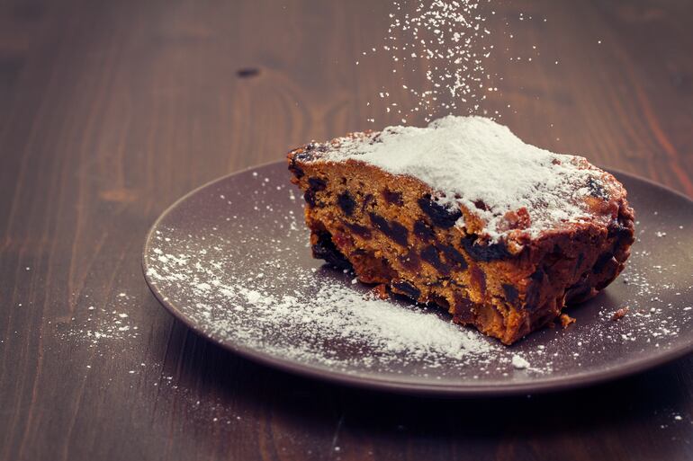 Torta negra de Navidad.