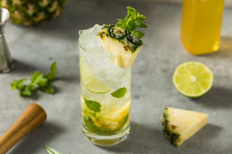 Mojito de piña colada.