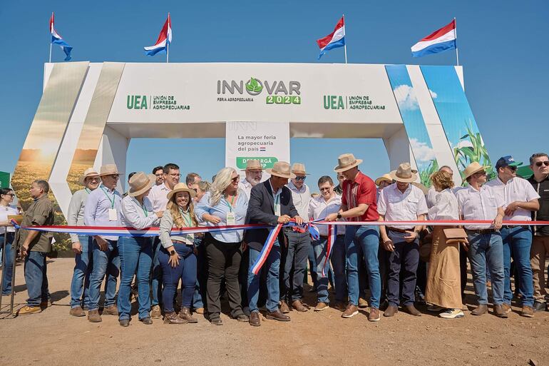 La feria Innovar fue inaugurada oficialmente este miércoles con la presencia del presidente de la República Santiago Peña.