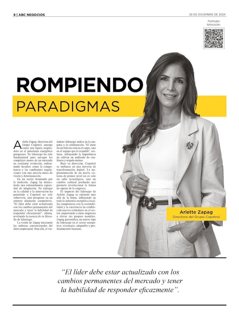 Arlette Zapag: rompiendo paradigmas