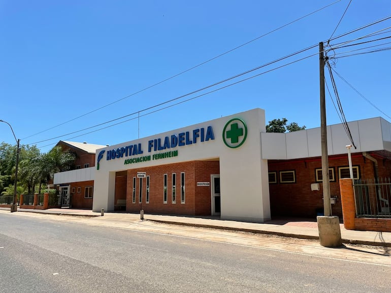 Hospital de Filadelfia, uno de los que terceriza el servicio a los asegurados del Chaco.