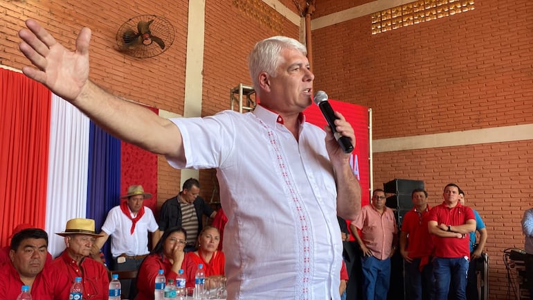 Arnoldo Wiens, precandidato colorado a la presidencia de la República.