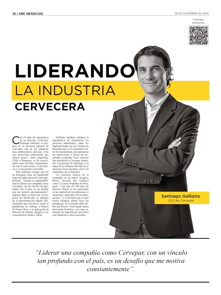 Santiago Galliano: Liderando la industria cervecera