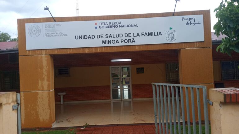 Los pacientes están internados en la Unidad de Salud de la Familia de Minga Porã.