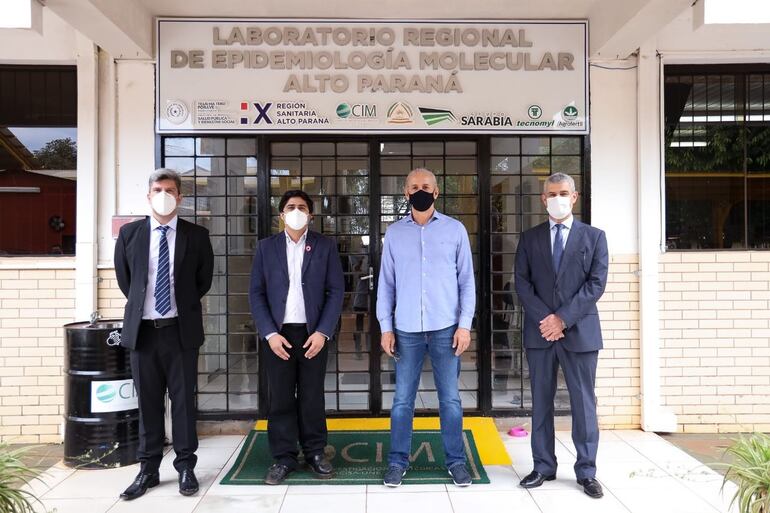 Durante la pandemia, dieron apoyo al MSPyB para la habilitación del Laboratorio Biomolecular de Alto Paraná.