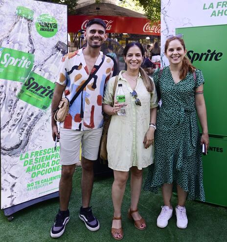 Héctor Araujo, Alejandra Gómez y Stephanie Dragotto.