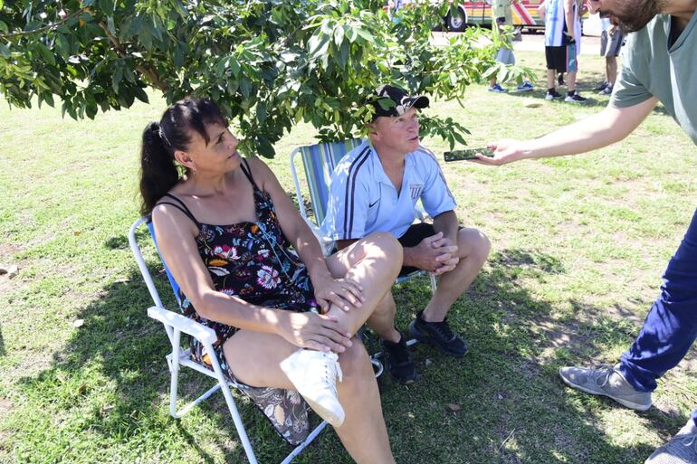 Asunción se destaca por su hospitalidad. Los hinchas están felices de estar en Paraguay.