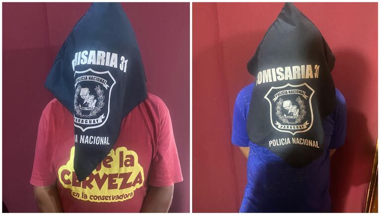 Estas dos personas fueron aprehendidas por estar vinculadas en un caso de hurto domiciliario.