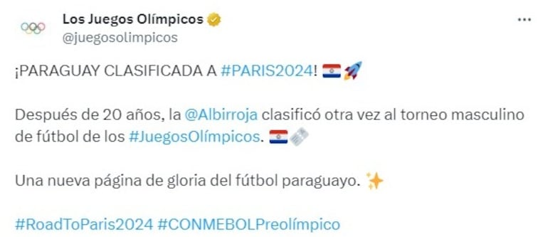 La bienvenida de los Juegos Olímpicos a Paraguay.