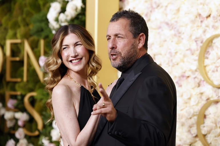 Jackie Sandler y Adam Sandler.