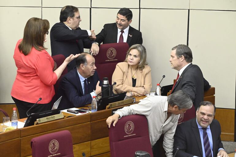 Sesión del Senado.