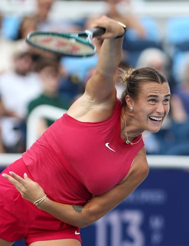 La bielorrusa Aryna Sabalenka jugará la final del Máster 1000 de Cincinnati, contra la estadounidense Jessica Pegula. EFE