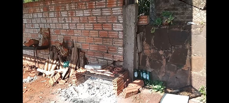 El asado que motivó la denuncia en Presidente Franco.