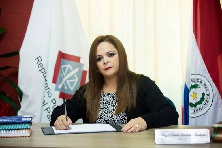 La fiscala de Hernandarias, Natalia Montanía.