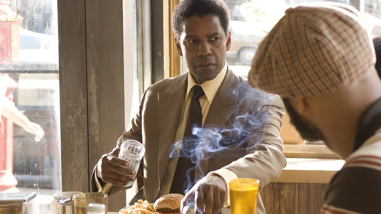 Gángster americano película Denzel Washington