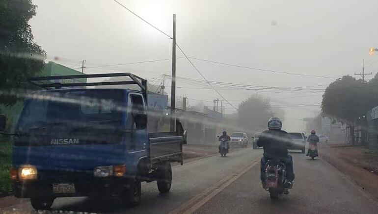 La Dirección de Meteorología anuncia un amanecer frío y con neblinas en el Este del país.