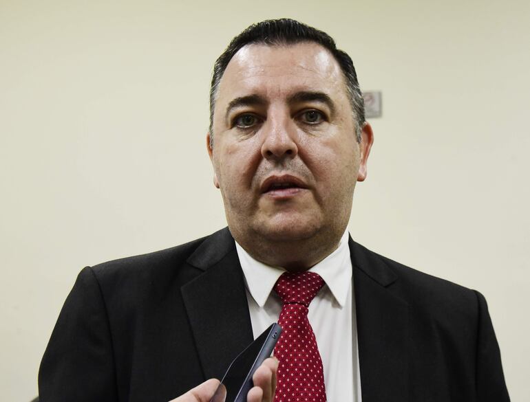 Abg. Rodrigo Yódice, representante legal del acusado Fernando Gallardo de Brix.