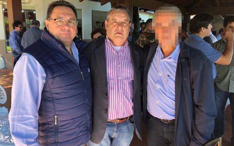 El asesor de Peña, José Alberto Alderete, y el extinto diputado cartista Eulalio “Lalo” Gomes.