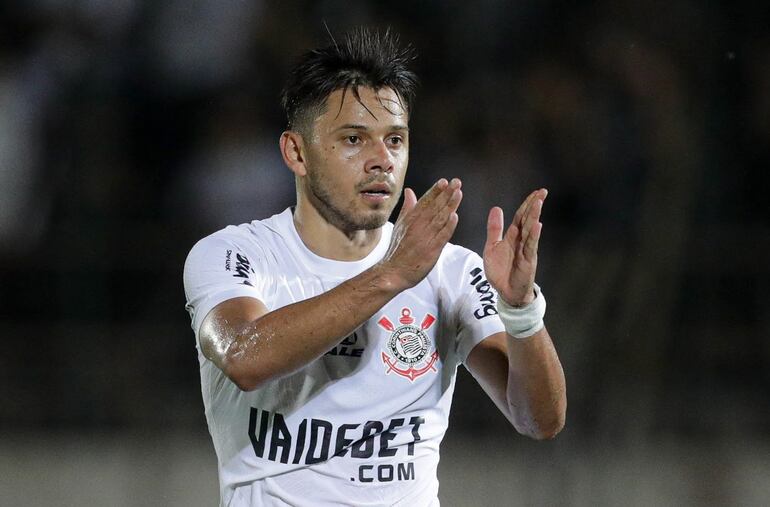 Ángel Romero suma 5 goles en 9 partidos en el año con la casaca de Corinthians.