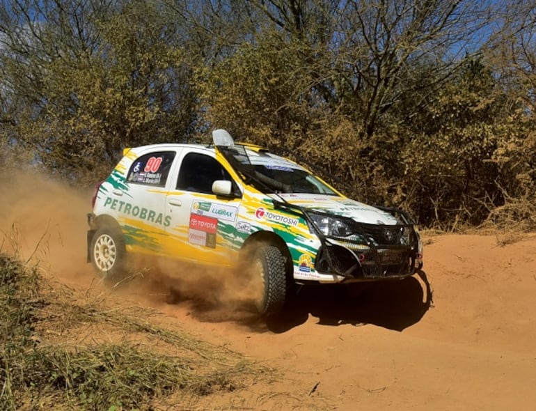 Federico Beto Ramírez es líder en la Clase RC5 y estará en el Rally del Guairá con el Toyota Etios.