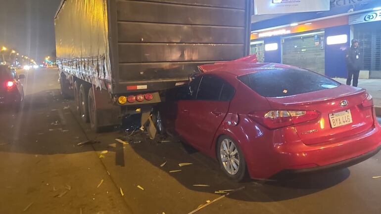 Accidente de tránsito en Fernando de la Mora.