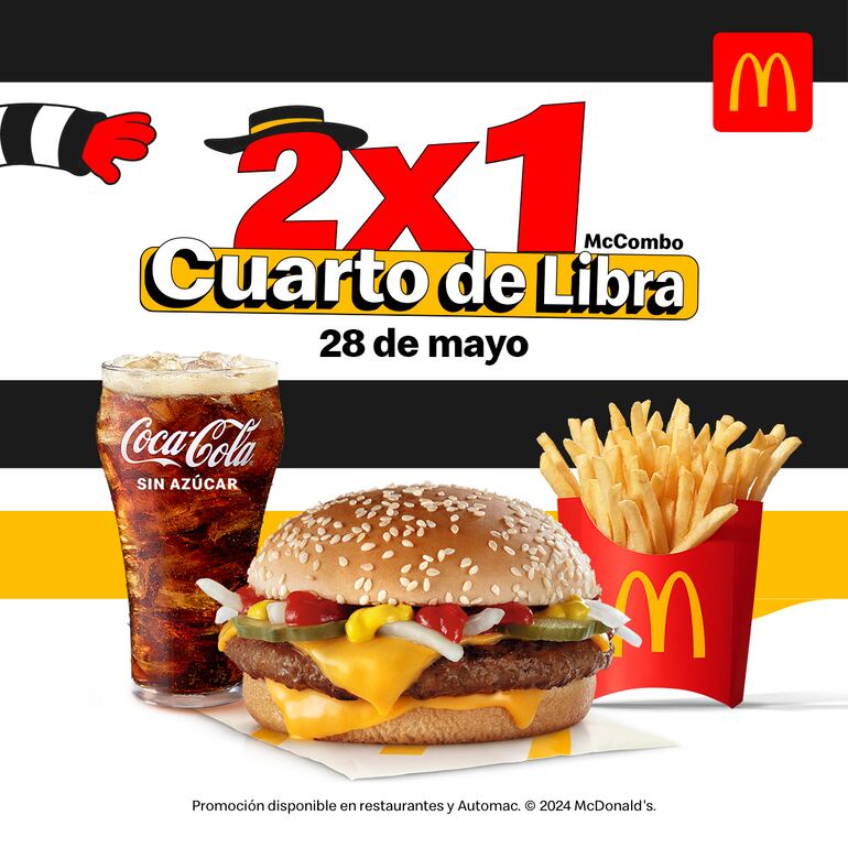 McDonald’s tiene promoción sabrosa en el Día de la Hamburguesa.