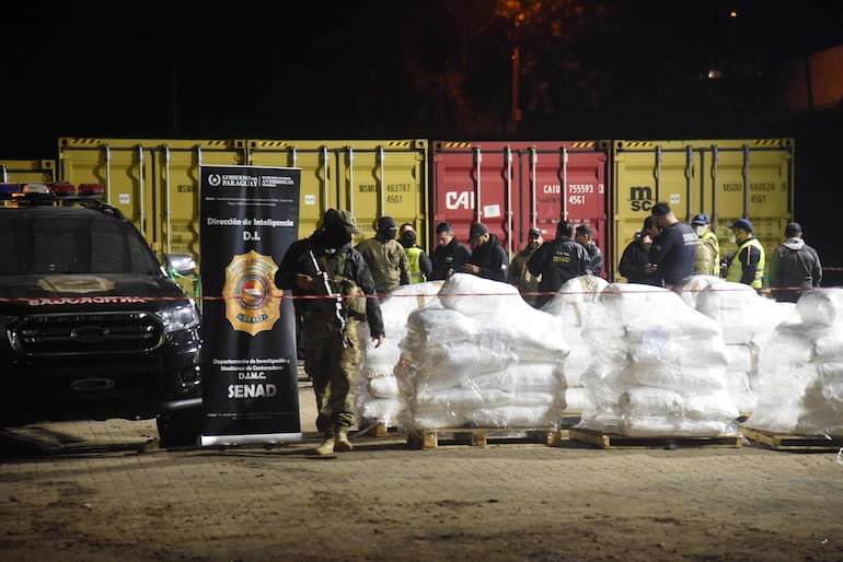 La firma Chokokue SA remitió al Puerto Caacupemí cuatro contenedores, entre ellos uno que estaba contaminado con los 4.013 kilos de cocaína que debían llegar a Bélgica.