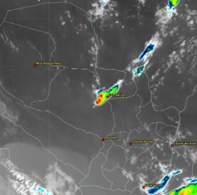 Imagen satelital de Meteorología.