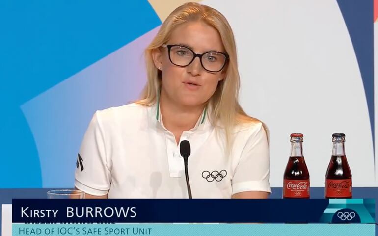 Kristy Burrows (Foto: Twitter @iocmedia)