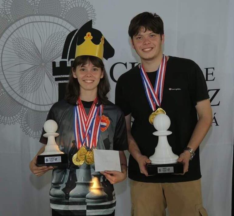 Ángel Montiel y su hermana WCM Helen, los mejores del VII Grand Prix.