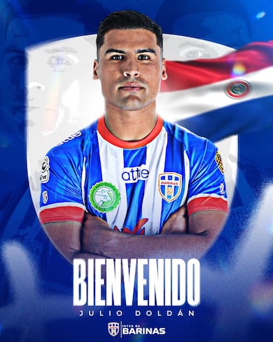 Julio Sebastián Doldán, nuevo jugador del Inter de Barinas de Venezuela.