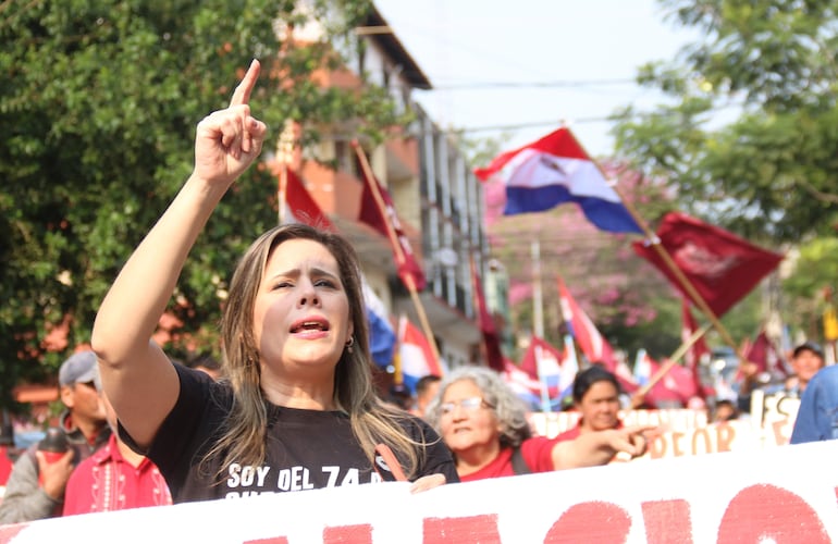 Kattya González, exsenadora opositora expulsada por el cartismo.