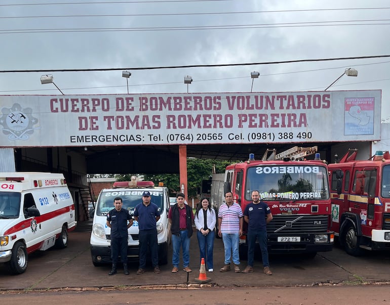 Bomberos Voluntarios de Tomás Romero Pereira.