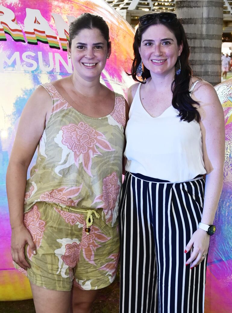 Luciana Caligaris y Marta Vera.