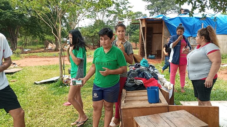 Varias familias se quedaron sin sus casas.