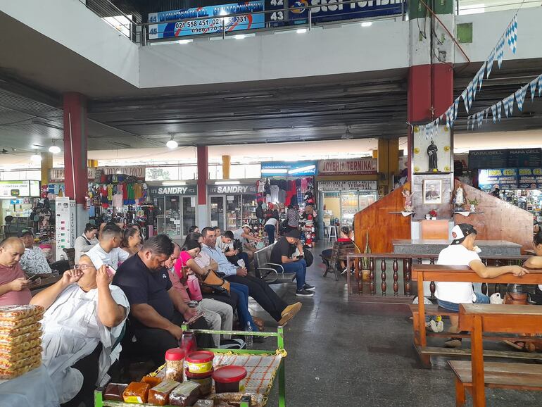 Navidad estación de buses Asunción