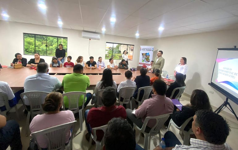 La asamblea para la conformación del Consejo Departamental se desarrolló en la oficina administrativa (subsede) de Santaní.