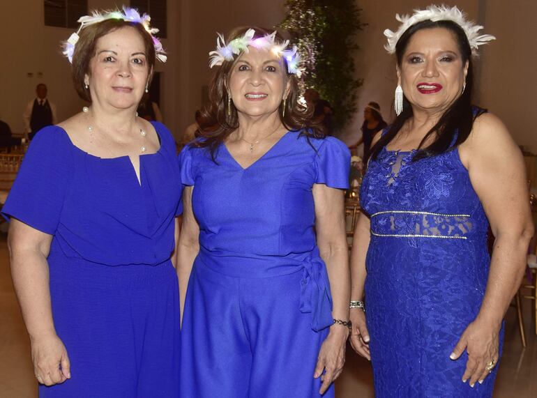 Lourdes Talavera, Luisa Boy y Myriam Fariña.