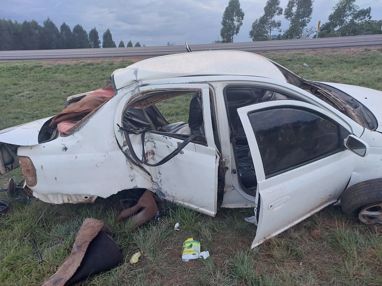 El conductor del automóvil arrojo positivo a la prueba de alcotest.