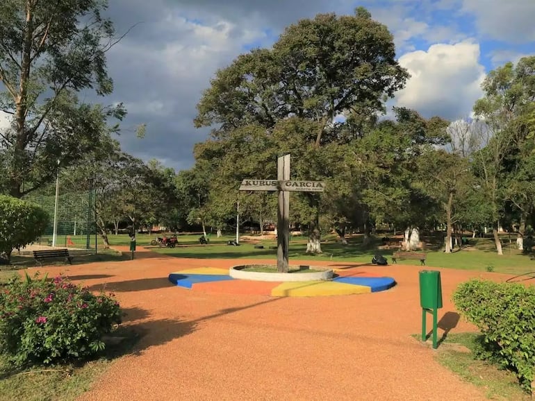 Por tradición oral se sostiene que en las cercanías de la Villa de San Pedro del Ycuamandyyú fue el lugar donde García encontró la muerte, por eso se erigió el Kurusu García que hasta hoy en día puede ser vista. Foto: Secretaría Nacional de Turismo.