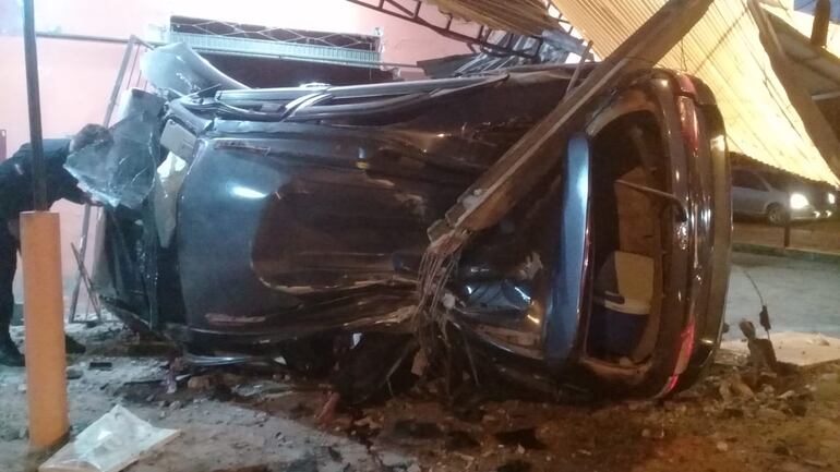 Fatal accidente en calle San José casi María Auxiliadora del barrio San Luis de Piquete Cue de Limpio.