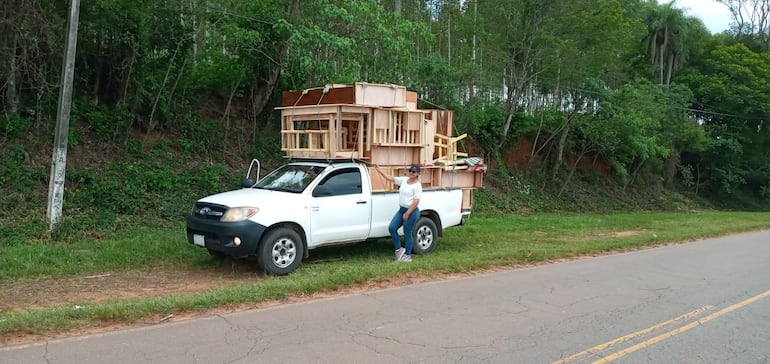 La camioneta Toyota Hailux hurtada del distrito de Paraguarí.