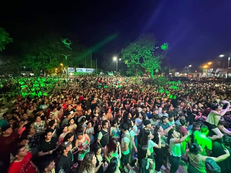 Fiesta de la Juventud en Caacupé.