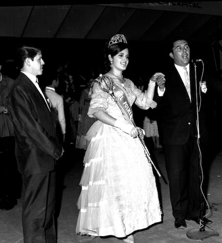 La reina del folclore en 1968 fue la señorita Alice Meza Bría.