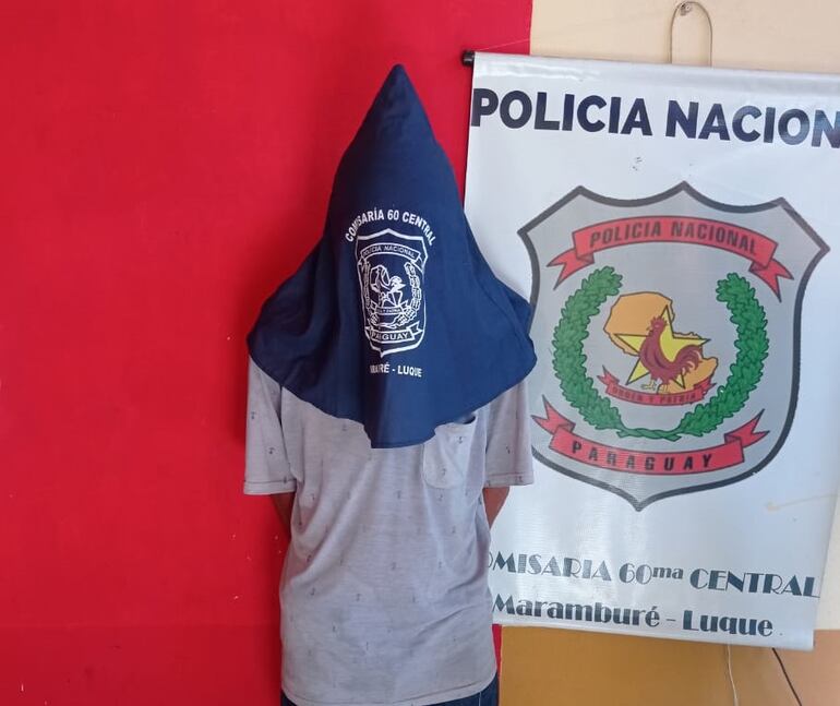 Este hombre fue detenido luego de que apuñalara a su expareja en Luque.