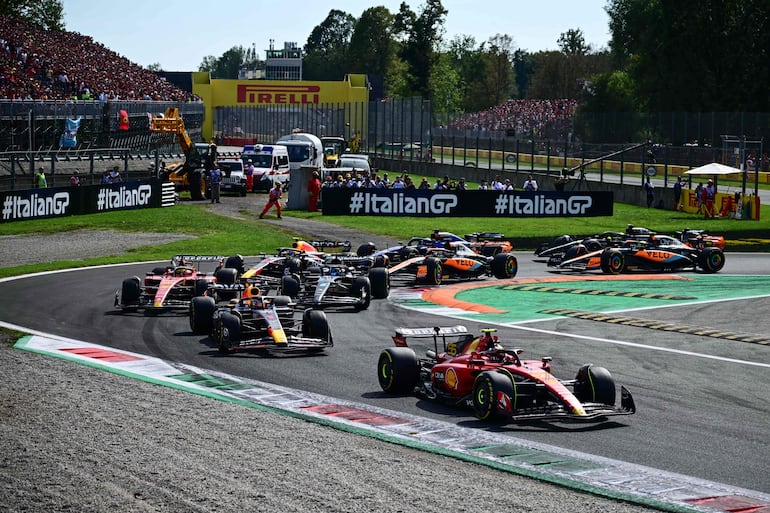 Circuito de Monza, durante el GP de Italia de la F1 que se disputó en el mes de septiembre de 2023.