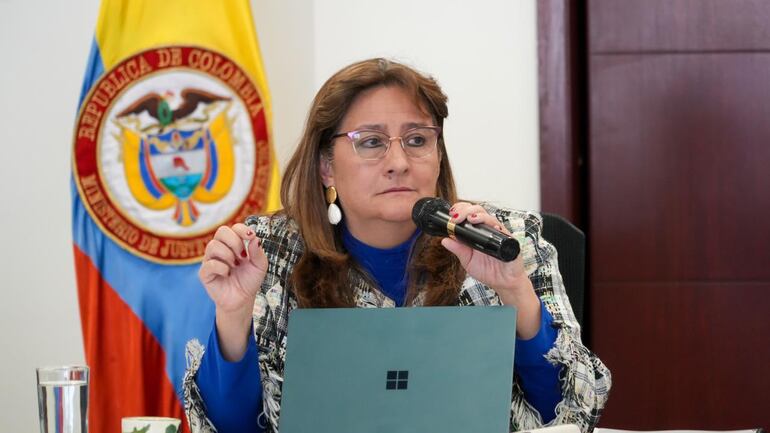 La ministra de Justicia de Colombia, Ángela María Buitrago