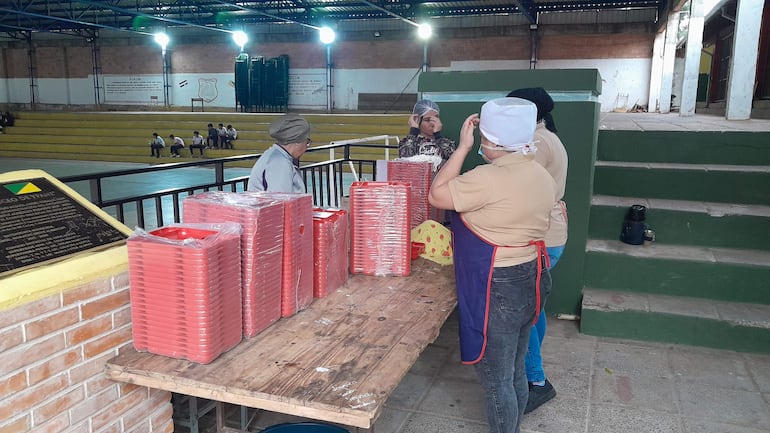 En todas las instituciones de Ypané llegaron tarde los insumos para la elaboración del almuerzo escolar.